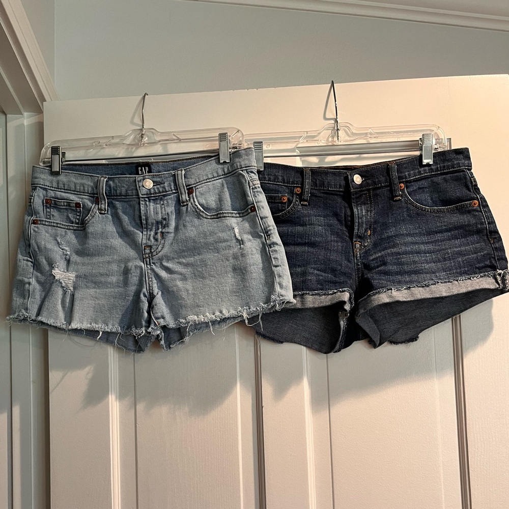 Gap Denim Shorts (Light and Dark Wash)
